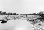 Islossning i Byske älv 1910. (Fotografens namn otydligt på baksidan av fotografiet). Foto i Turistföreningens årsskrift 1918.