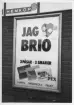 BRIO reklamaffisch utanför Hemköp