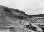 Kaolin och kalkbrott vid Ivö klack för AB Iföverken i Bromölla, Skåne.