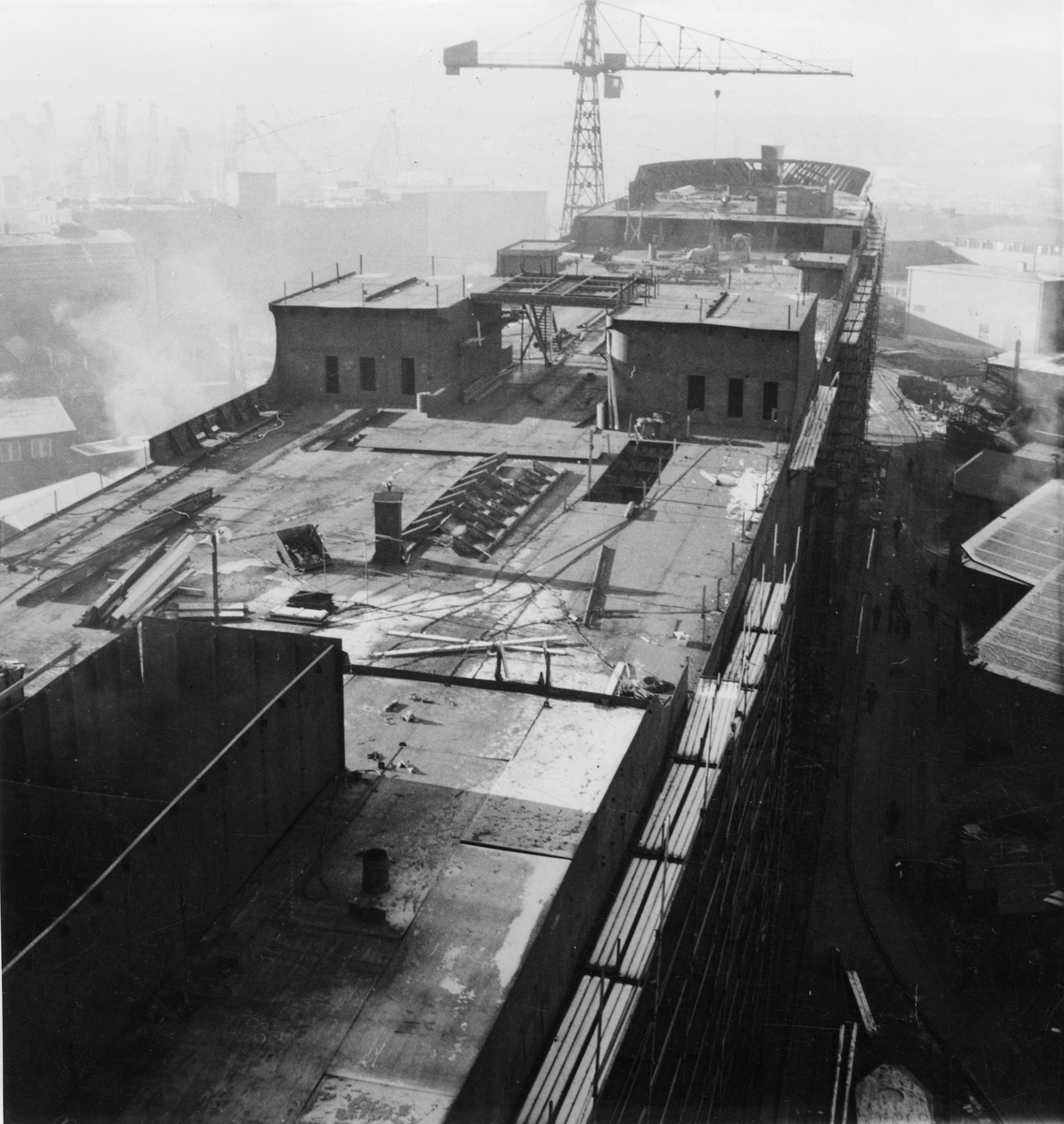 Götaverken, Göteborg, 18 februari 1947.