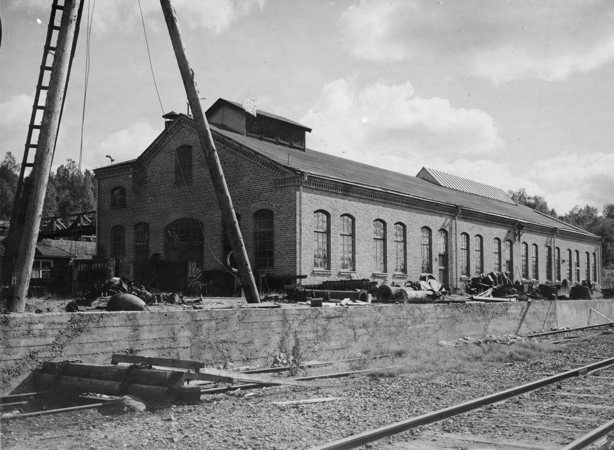 Mekaniska verkstaden vid Högfors bruk, 1920.