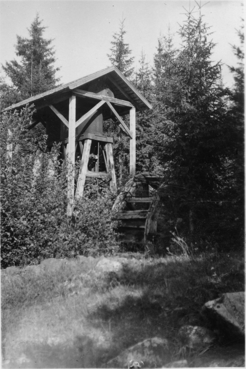 Järnbruk. Blåsmaskin vid smältsmedjan, uppförd omkr. 1873.