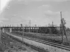 Viadukten och Gällivarespåret (Gellivarespåret) Malmberget, Gällivare.