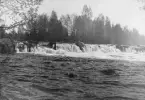 Lessebo bruk 1915. Vattenfall vid Sölaryd.