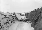 Upplandsgruvan, Malmberget. Sedd från öster, omkring 1910.