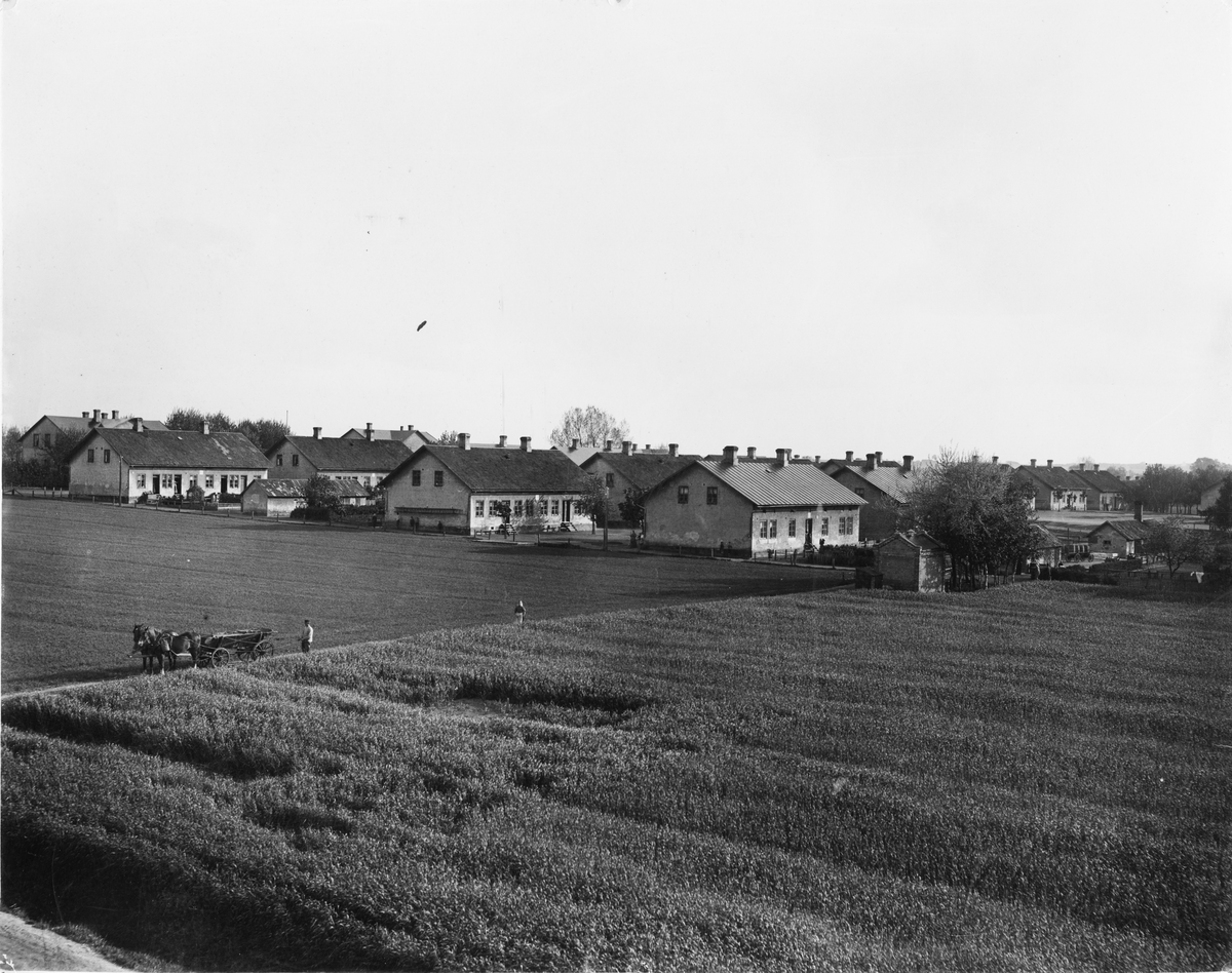 Arbetarbostäder i Bjuv för Billesholm-Höganäs gruvor.