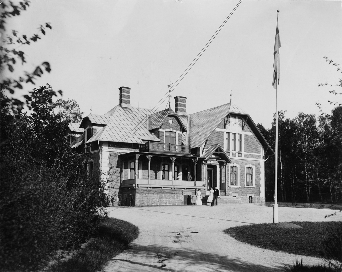 Disponentbostaden i Billesholm. Uppförd 1891. Överingenjörsbostad under åren 1912-1927.