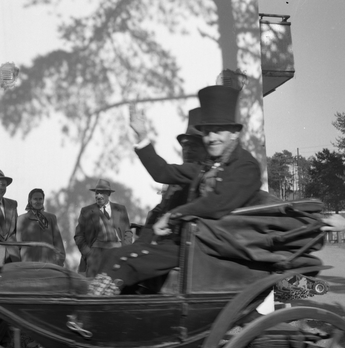 Motiv frå museet i forbindelse med bufarsdag osv.  i 1960.