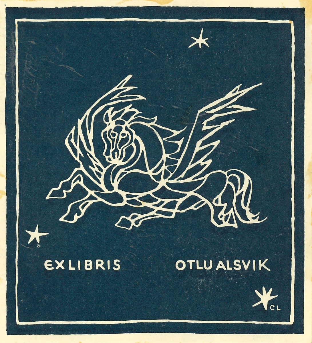 Ex libris for Otlu Alsvik