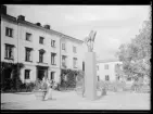 Vänersborg. Länsresidenset. Sankt Martin. Skulptur av Carl Milles