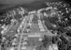 Flygfoto över Grängesberg, Ludvika 1958.