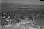 Flygfoto över Forssa och Bergslagsbyn, Borlänge 1935-1937.