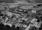 Flygfoto över Grangärde. Grangärde kyrka
1965.