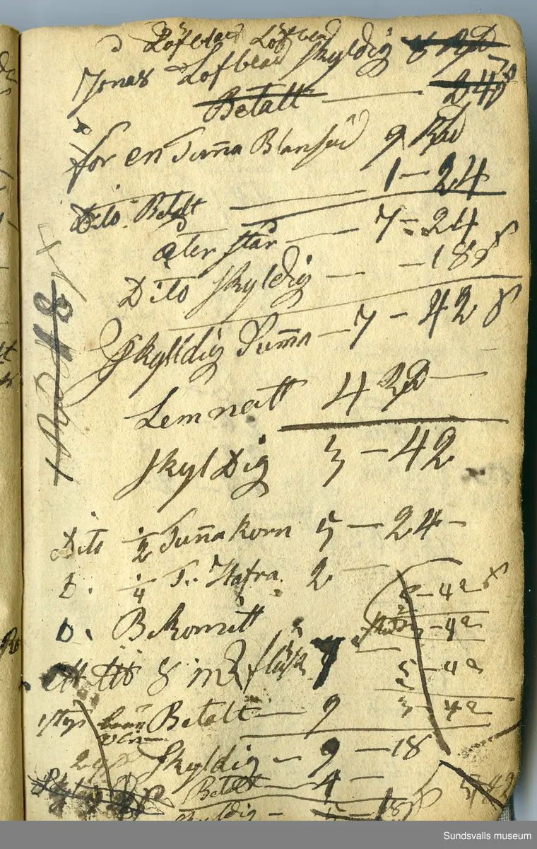 Dagbok skriven av Anders Modée (1732–1800). Modée gjorde militär karriär och avslutade som kapten vid sitt avsked 1768. 
Anteckningar är bland annat från hans tjänstgöring i det pommerska kriget (1758–1760).

I slutet av boken finns anteckningar från 1834–1840, av okänd hand.