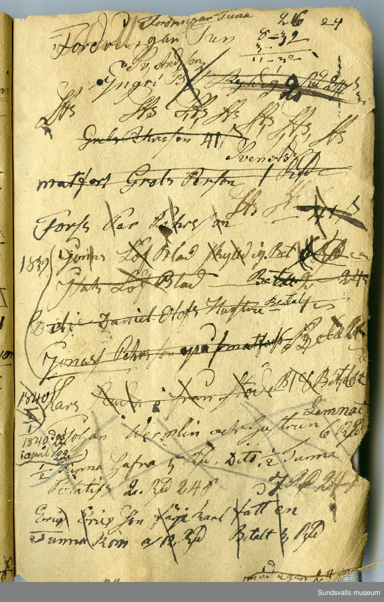Dagbok. Anders Modée (1732-1800)

Anders Modée föddes i Stockholm. Han gjorde militär karriär och avslutade som kapten 1768. 
Anders Modée bosatte sig i Sundsvall där han arbetade som bränneriinspektor och förvaltare. Han avled i Tuna (Y).
Anteckningarna är bland annat från hans tjänstgöring i det pommerska kriget (1758–1760). I slutet av boken finns anteckningar från 1834–1840, av okänd hand.

Se länkad fil för komplett dagbok