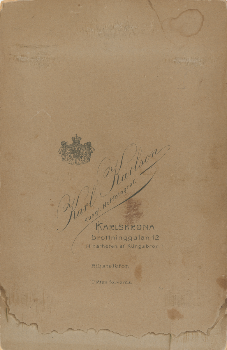 Porträtt av Christofer Lemchen, överste och chef för Karlskrona grenadjärregemente.