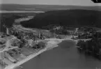 Flygfoto över Ryllshyttan, Garpenberg, Hedemora 1935-1937.