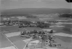 Flygfoto över Väster Tuna, Sellnäs, Borlänge 1935-1937.