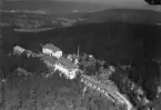 Flygfoto över Högbo sanatorium, Falun 1935-1937.