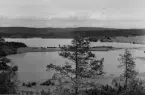 Utsikt från Uvberget, Sunnansjö, Ludvika 1944.