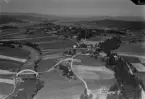 Flygfoto över Linghed, Svärdsjö 1935-1937.