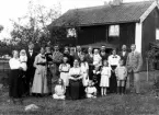 En familj i  Rönnäs 1918.