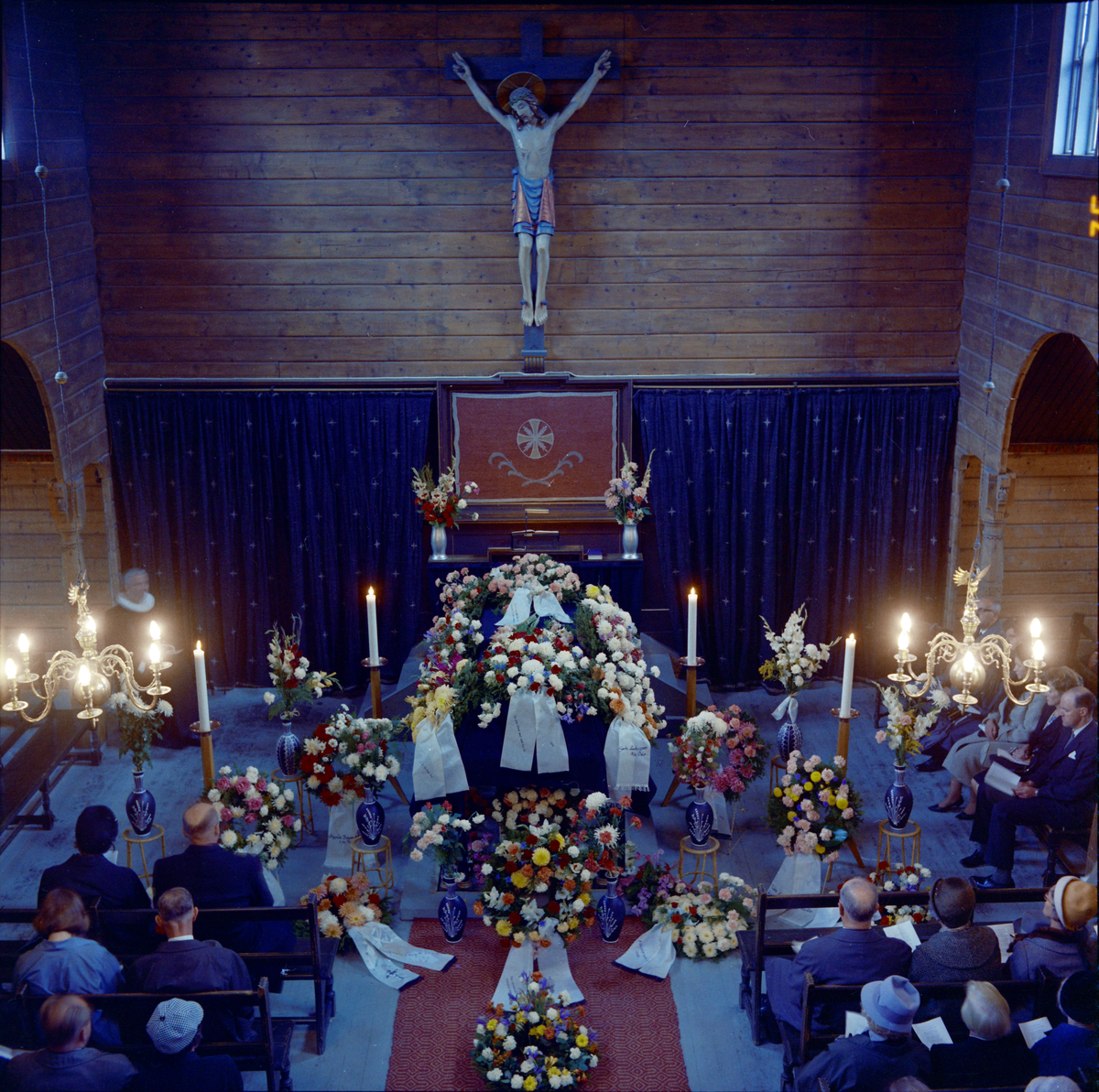 Lilly Schrøder's begravelse