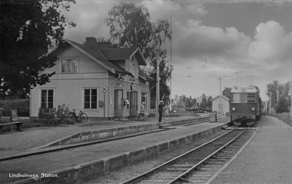 Lindholmens Station, Orkesta socken, Uppland 1953