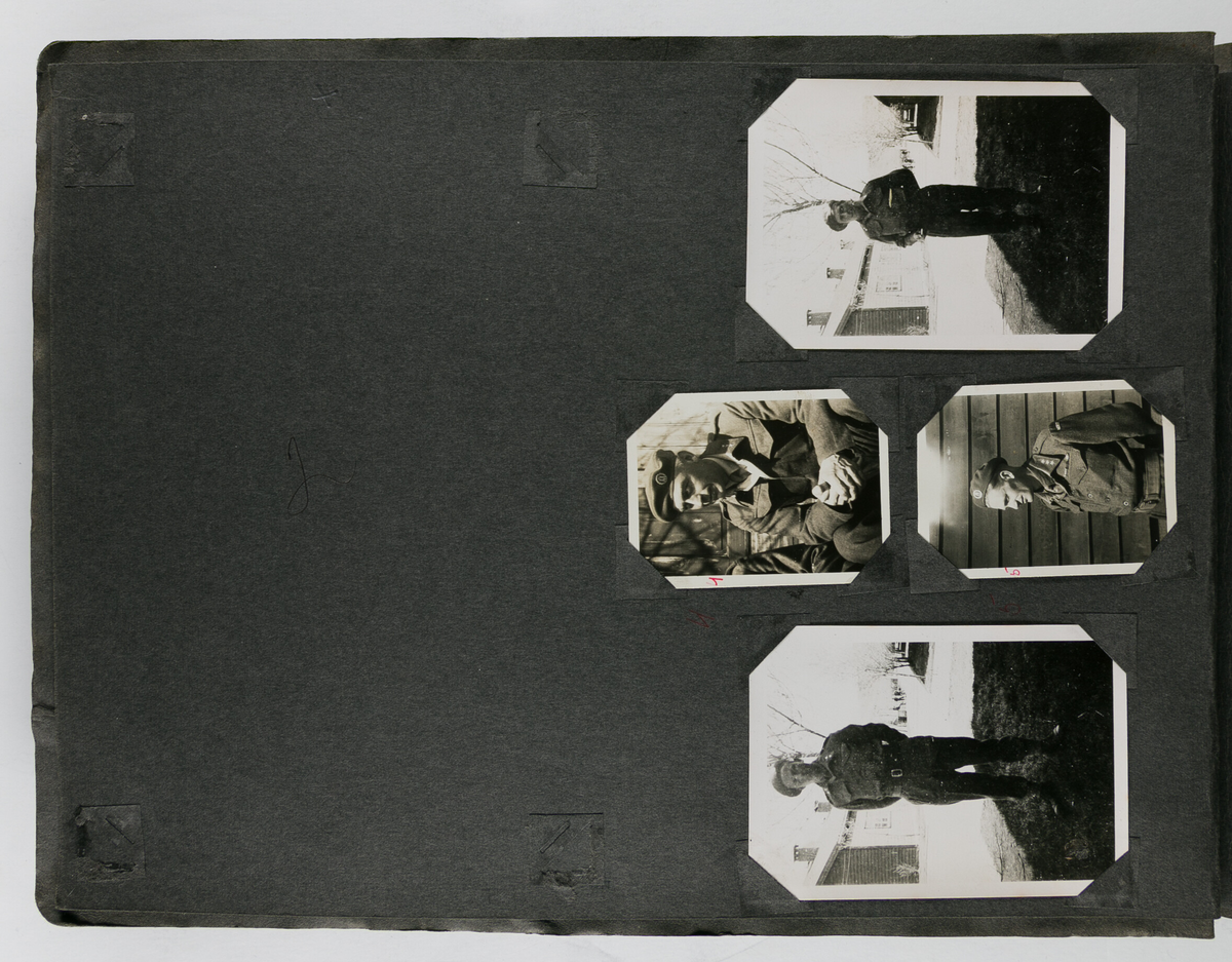 Foto fra heimevernsøvelser rett etter krigen.