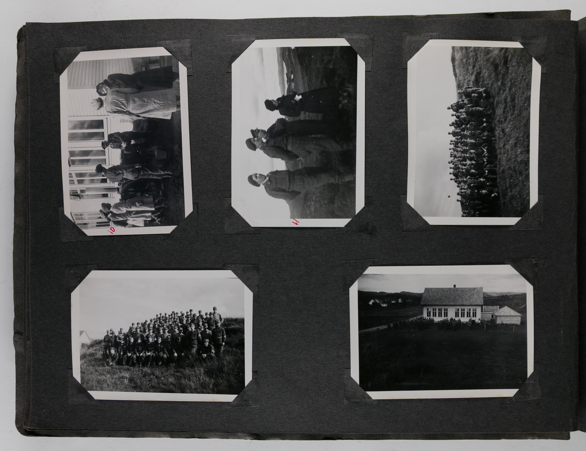 Foto fra heimevernsøvelser rett etter krigen.