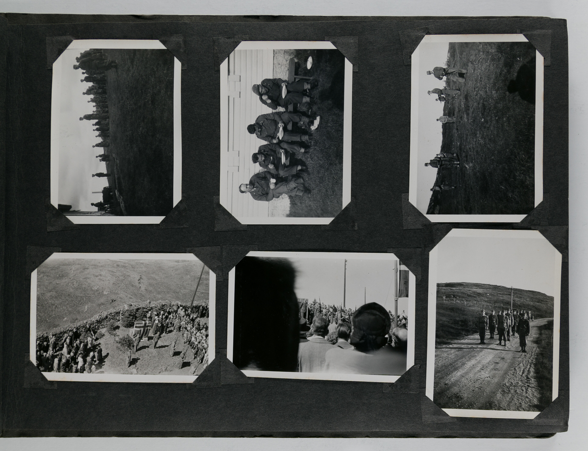 Foto fra heimevernsøvelser rett etter krigen.