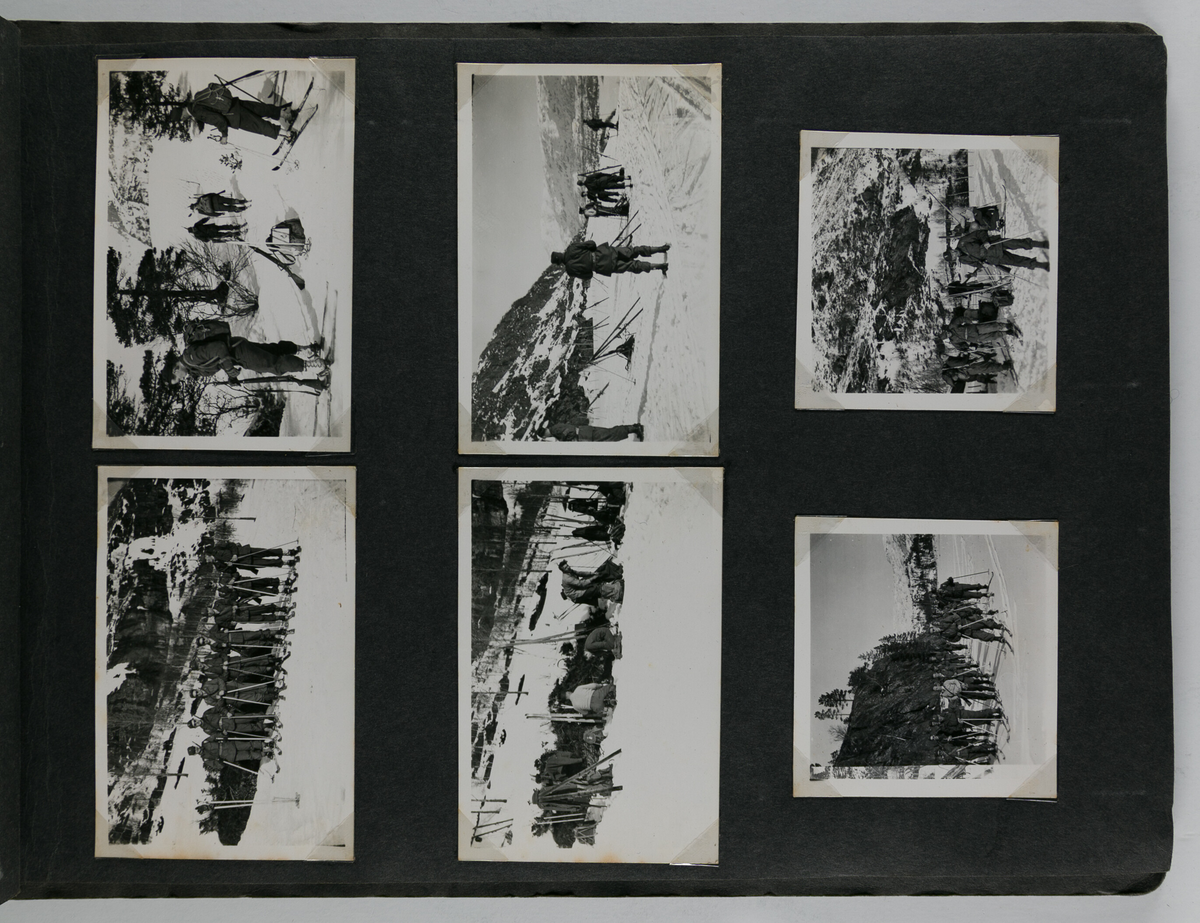 Foto fra heimevernsøvelser rett etter krigen.