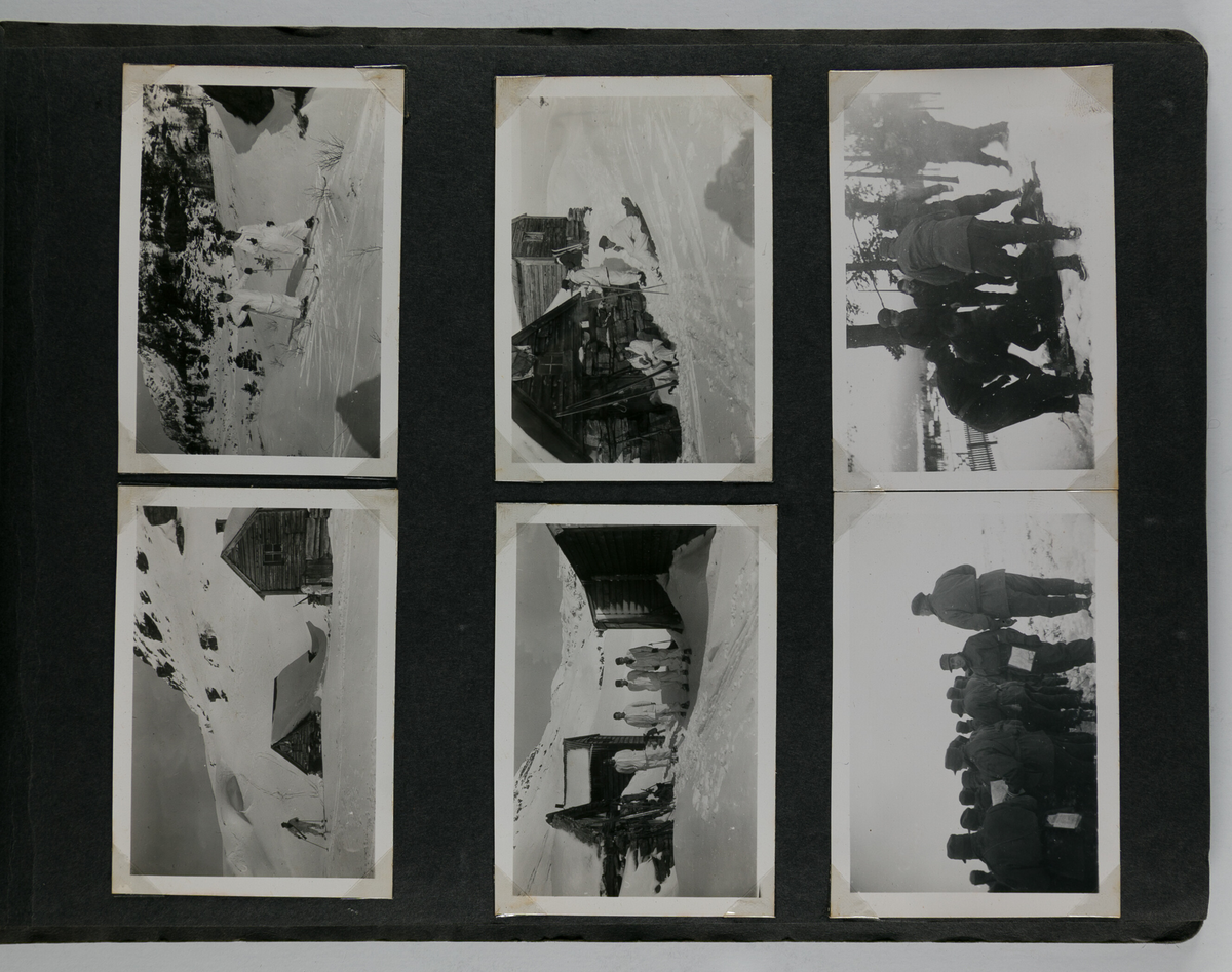 Foto fra heimevernsøvelser rett etter krigen.