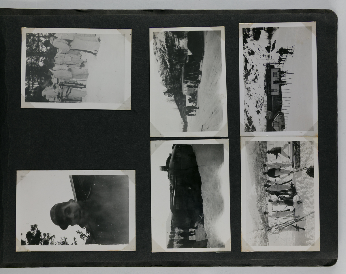 Foto fra heimevernsøvelser rett etter krigen.