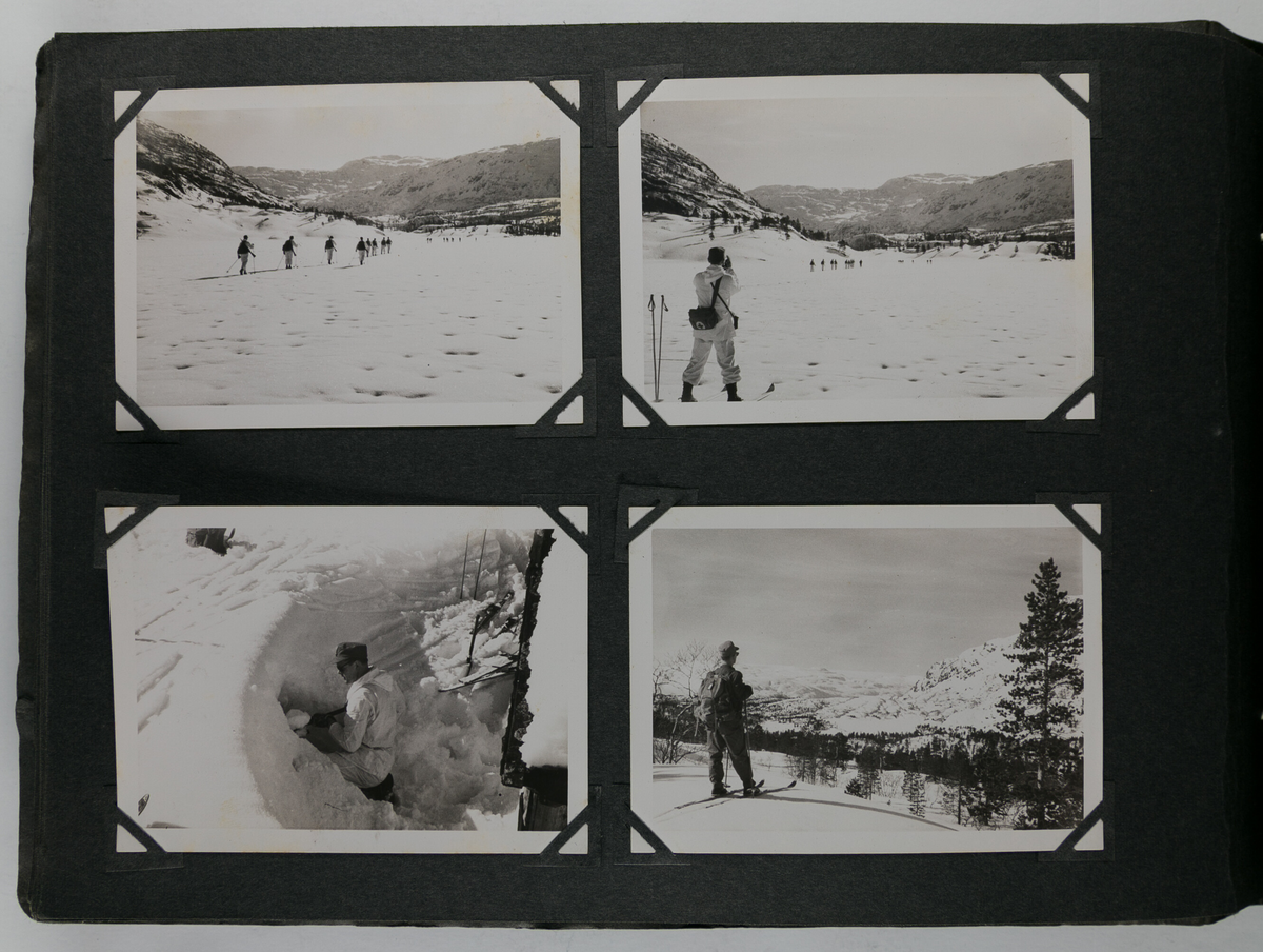 Foto fra heimevernsøvelser rett etter krigen.