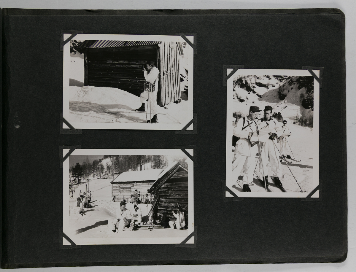 Foto fra heimevernsøvelser rett etter krigen.