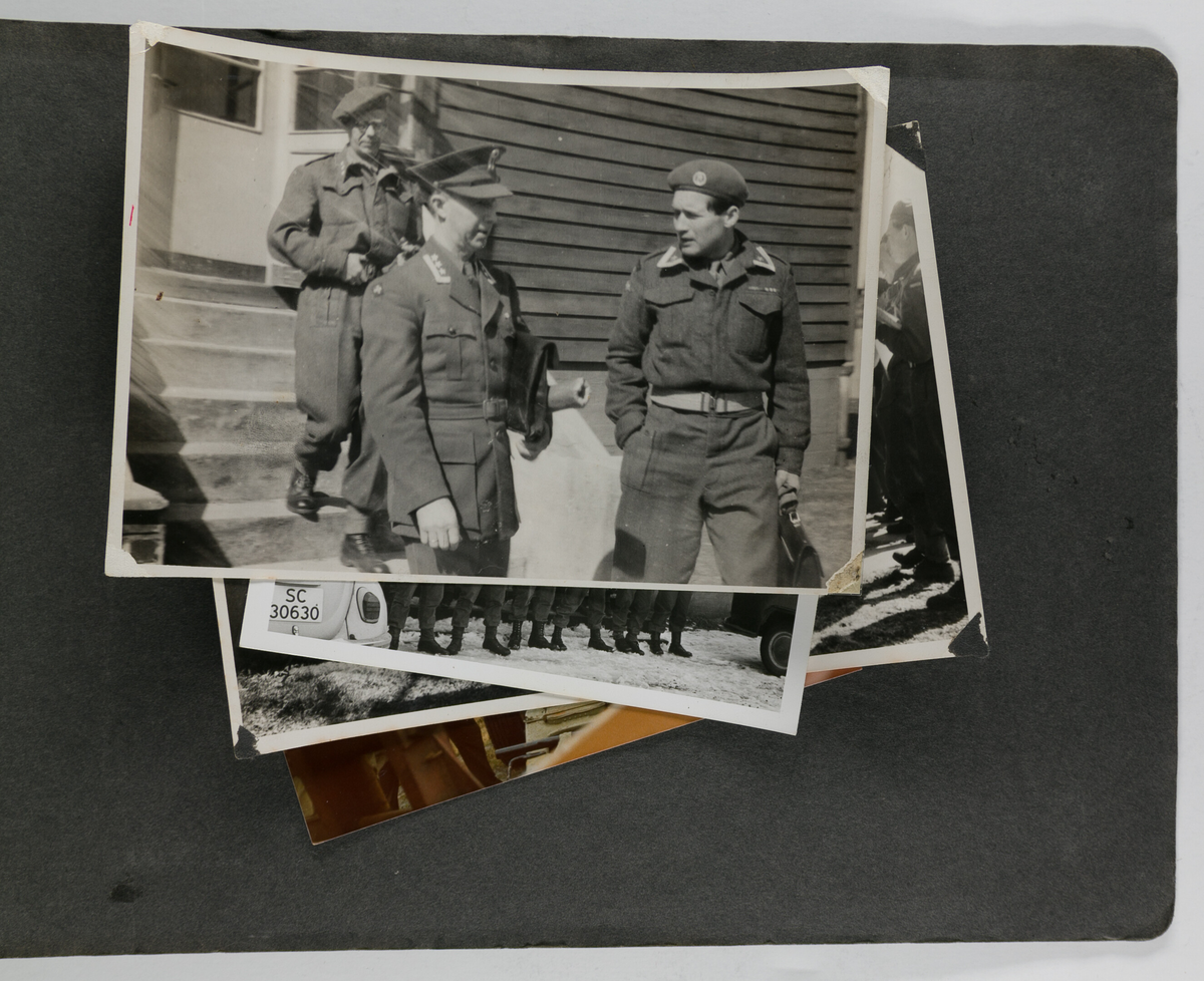 Foto fra heimevernsøvelser rett etter krigen.