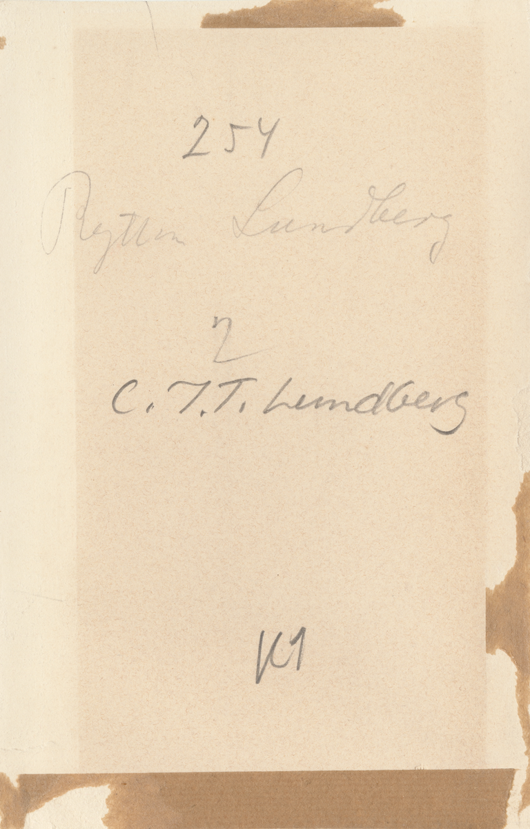 Porträtt av Carl Johan Tage Lundberg, ryttmästare vid Livregementets dragoner.