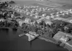 Flygfoto över Hedbyvreten, Hedemora 1953.