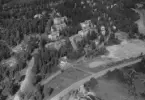 Flygfoto över Håksberg, Ludvika 1958.