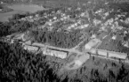 Flygfoto över Horndal, Avesta 1958.