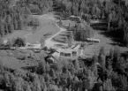 Flygfoto över Hotell Dalecarlia, Tällberg, Leksand 1960.