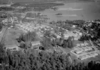 Flygfoto över Korsnäs, Falun 1962.