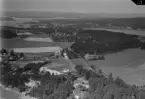 Flygfoto över Hosjö, Korsnäs, Falun 1935-1937.