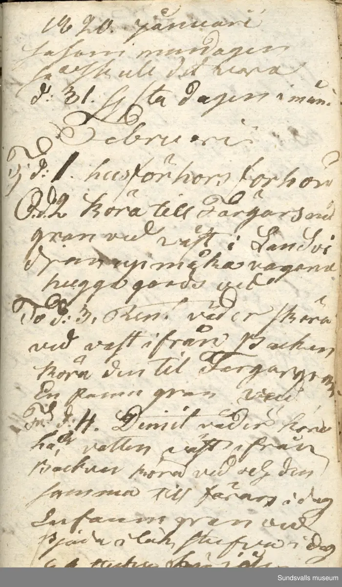 Anteckningarna är gjorda mellan 1817–1870 och rör främst de dagliga sysslorna på gården. 
Hindrich Ersson Åhlén föddes på ett mindre hemman i Söderåsen, Selånger. 1823 övertog han skötseln av gården.