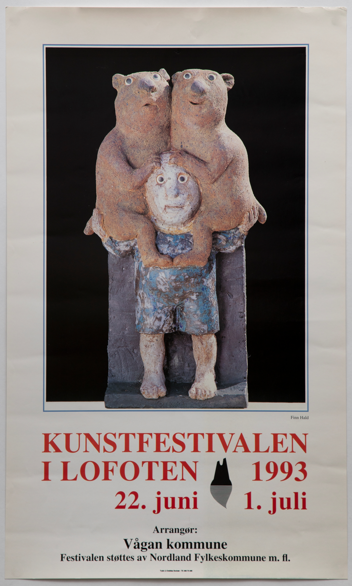 Kunstfestivalen i Lofoten [Utstillingsplakat]