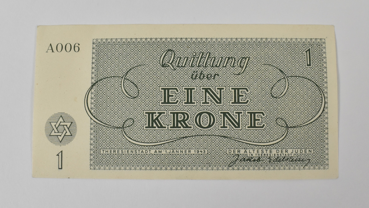 Portrett av Moses med steintavlane, Jødestjerna 