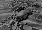 Flygfoto över Linghed, Svärdsjö, Falun 1956.