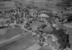 Flygfoto över Linghed, Svärdsjö, Falun 1956.