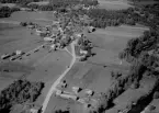 Flygfoto över Marnäs, Falun 1956.